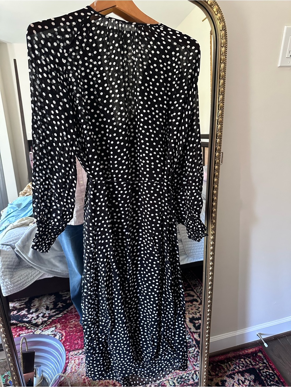 & Other Stories black polka dot dress